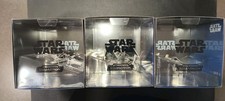 Star Wars Micro Galaxy Squadron SDCC 1 of 500 X-Wing A-Wing and Tie Fighter Set.