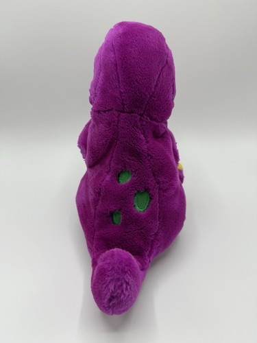 Barney Plush Hand Puppet Lyons Stuffed Animal Purple Dinosaur Vintage 1992 Toy - Picture 3 of 9