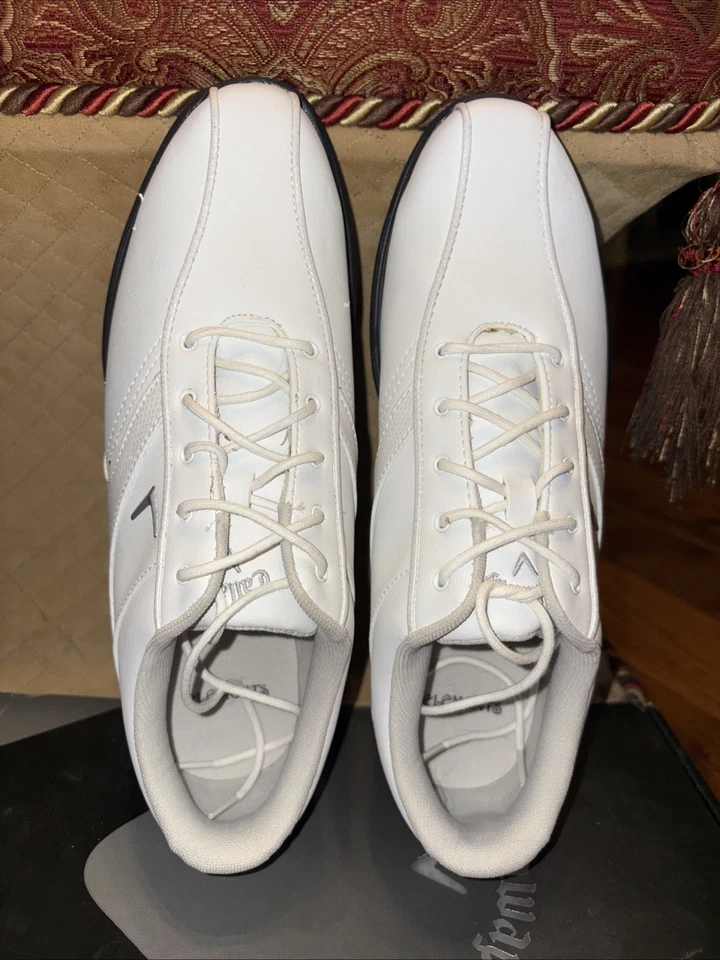 Zapatos de golf Callaway Savory para dama talla 8,5 blanco estilo W426 leer descripción Foto 4 de 4