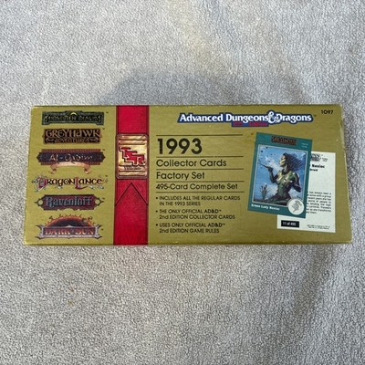 1993 Advanced Dungeons & Dragons 2nd Edition 495 Collector Cards Factory Set