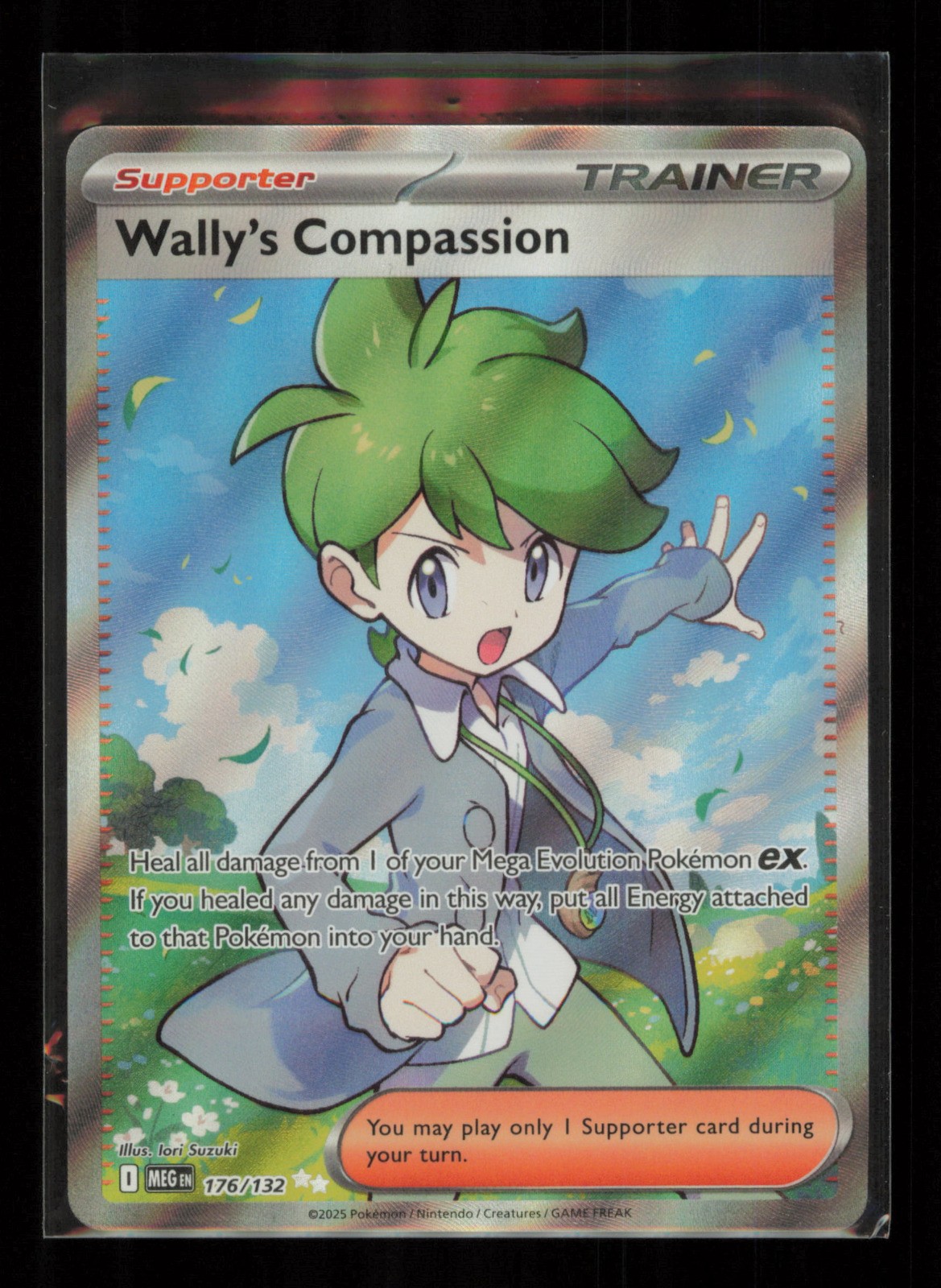 Wally's Compassion Ultra Rare ME01: Mega Evolution 176/132 LP