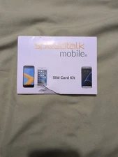 SpeedTalk Mobile Universal SIM Card Starter Kit for 5G 4G LTE iOS Android Smart