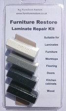 Furniture/Laminate / Kitchen Cabinet/Worktop Repair Soft Wax Filler Kit... 