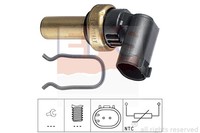 EPS Sensor KüHlmitteltemperatur Temperatursensor FüR Opel Corsa E