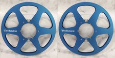 One Pair blue Technics 10.5'' 1/4'' TAPE REEL TO REEL TAPE Recorders RS 1500