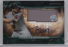2015 Topps Strata Clearly Authentic Relics Green 26/75 Blake Swihart Auto w9h