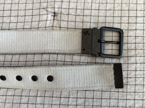 american eagle outfitters uomo taglia 45,5" nero/abbronzatura REVERSIBILE CON CINTURA IN PELLE - Foto 9 di 14