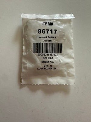 Hillman Item #86717 House & Padlock Golfcart T Square Blank Keys