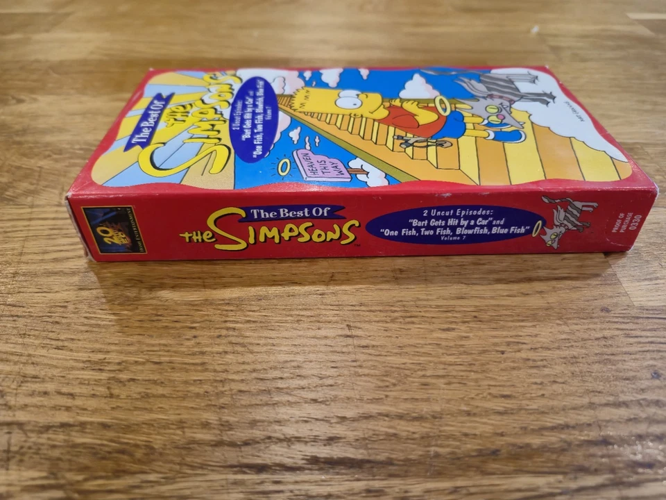 The Best of the Simpsons - VHS (1990) Bart Gets Hit By Car And One Fish Two Fish - Image 3 of 4