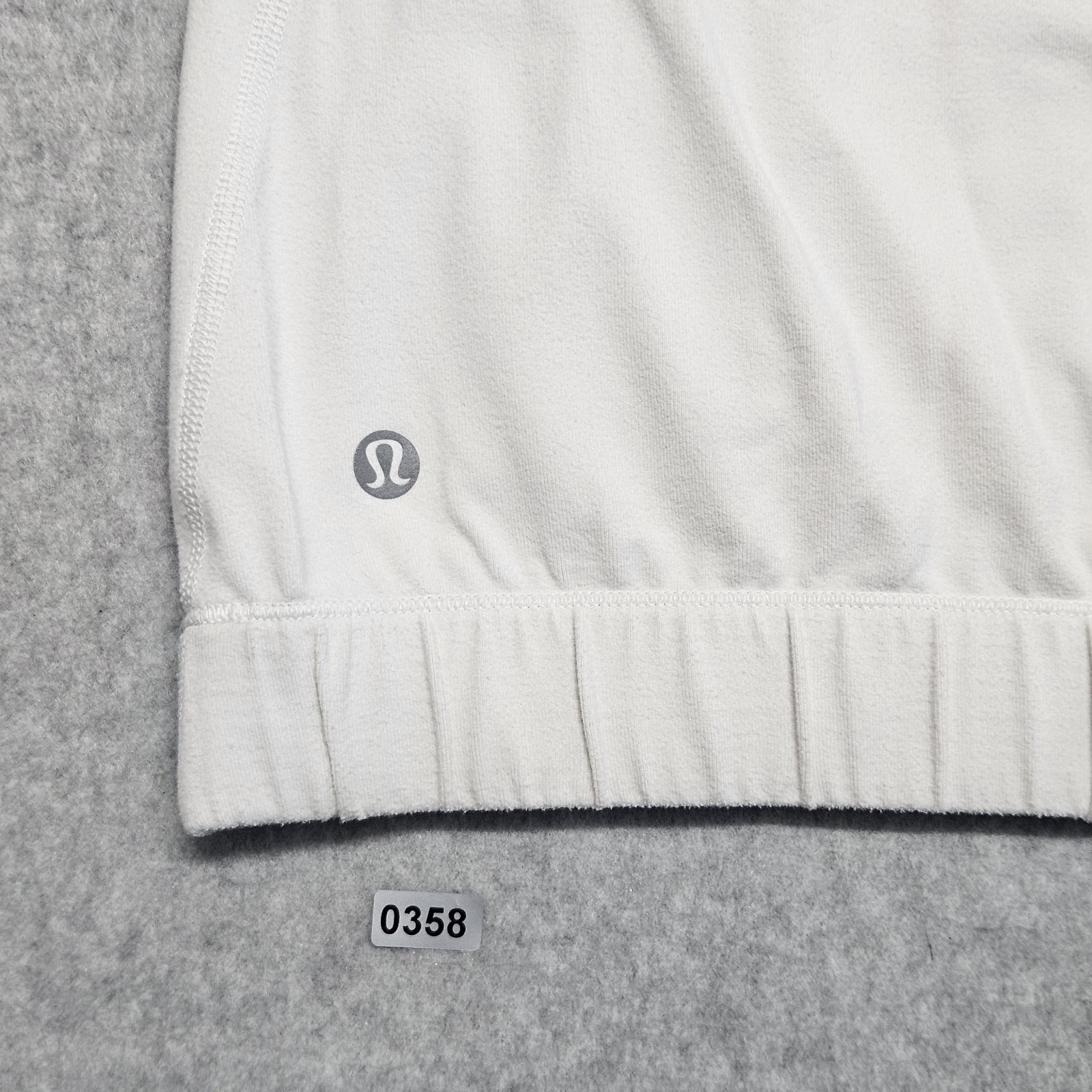 Lululemon Womens Solid White Pullover Hoodie Sz. … - image 8