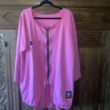 Ballon Shirt Langarm Pink Gr.52/54 mit Reißverschluß TOP Tunika