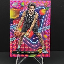 2023-24 Topps Chrome Cosmic #193 Jalen Wilson Pink Galaxy Refractors