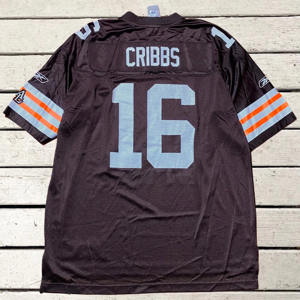 Camiseta Cleveland Browns Josh Cribb Reebok NFL tamanho G nova com etiquetas - Imagem 2 de 4