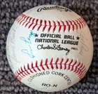 Vintage 1970's - 1980's Cincinnati Reds Autographed Baseball