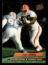 Tony Jones 1992 Ultra #71 Cleveland Browns NFL FOOTBALL CARD