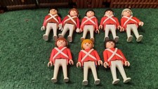 Playmobil  7 Grundfiguren Engländer, Briten, Hafenwache aus dem späten 80zigern