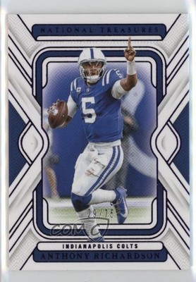 2024 Panini National Treasures Purple 29/75 Anthony Richardson #42 1ek2