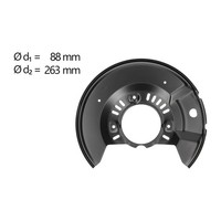 AIC 58277 Abdeckblech Ankerblech FüR Toyota Yaris P1 Yaris Verso P2 Vorne Rechts