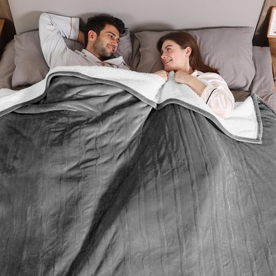Estingo Electric Blanket Queen Size Queen Heated Blanket Dual Control 5 Heating