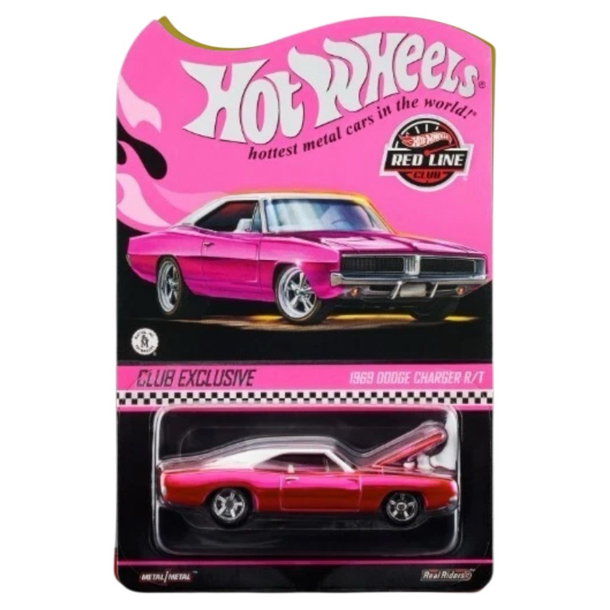 ホットウィール RLC 1969 Dodge Charger R/T ピンク Amazon.com: Hot Wheels 1969 Dodge Charger R/T Pink RLC