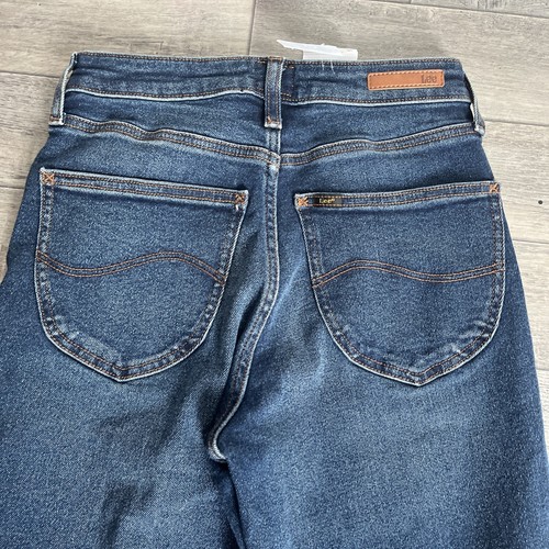 Jeans Lee Carol regular dritti denim blu W26 L31 donna mai indossato - Foto 14 di 15