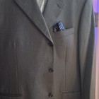 Stocks Cincinnati Gray Worsted Wool 2-Piece Suit Single-Breasted 3-Button 56 — photo 6