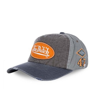 Von Dutch Jack Baseballmütze Mit Orangenem Logo Einheitsgröße