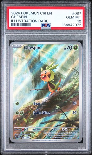 Chespin graded PSA 10 for sale on eBay