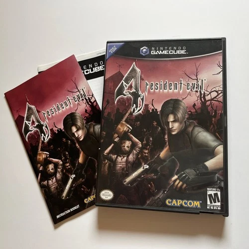 Resident Evil 4 Nintendo GameCube Both Discs Complete w/manual & Insert - Tested