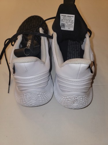 Under Armour Curry Flow 9 Shoes 3025631-001 Mens Size 7 Team 2022 Black White - Picture 8 of 12