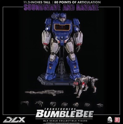 Transformers Bumblebee Movie DLX Soundwave and Ravage Action Figure **IN-STOCK**