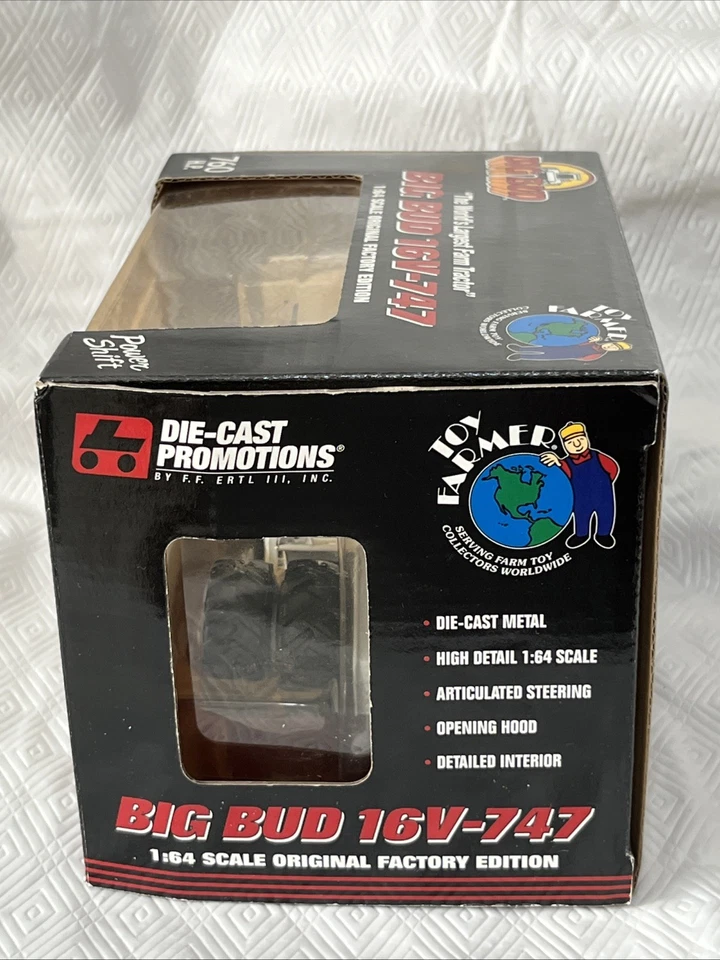 Toy Farmer Big Bud 16V-747 1:64 Scale Original Factory Edition Diecast Tractor - Image 2 of 4