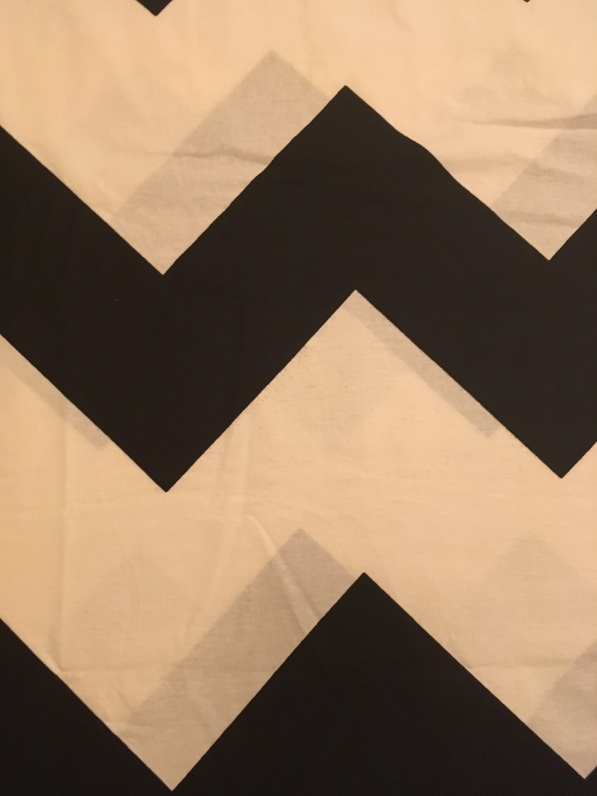 Urban Outfitters Zigzag Duvet Cover Twin XL Black White chevron stripe