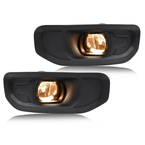 HECASA For Ram 1500 2019-2024 Halogen Bumper Fog Lights Driving Lamps w/ Switch image 7