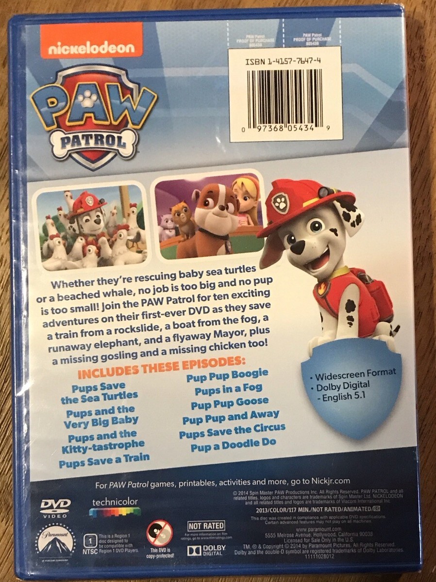 PAW Patrol (DVD, 2014) 🌟NEW/SEALED🌟 97368054349| eBay