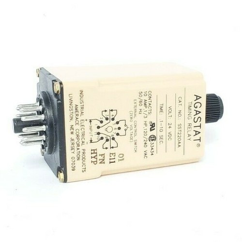 NEU AGASTAT SST220AA ZEITRELAIS 24 VDC 0,1-10 SEK. - Bild 2 von 4