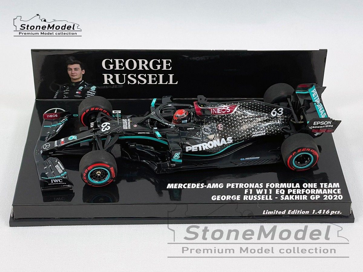 ミニチャンプス 1/43 メルセデス 2020年サクヒールGP ジョージラッセル ミニチャンプス 1/43 メルセデス 2020年サクヒールGP ジョージ