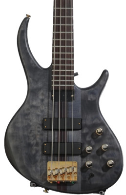 Electric Guitar Bass Tobias Classic IV Bass Guitar - Trans Black Satin