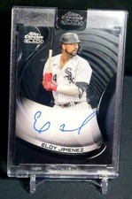 2022 Topps Chrome Black Base Autograph Card Eloy Jimenez Encased #CBA-EJ