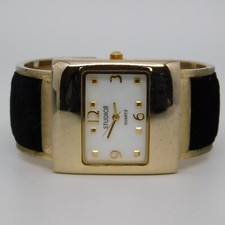 STUDIO Time STD2414 Cuff Bracelet Quartz Women's Watch Sz. 5 3/4" New Battery