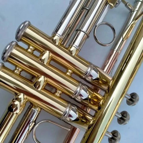 500-type B-flat trumpet upgrade gold-copper gold-plated shell Trumpet horn - Picture 6 of 6