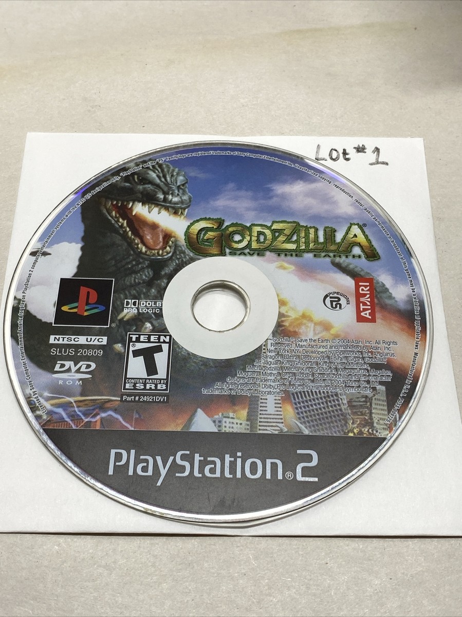 Godzilla: Save the Earth PlayStation PS2 Disc Only