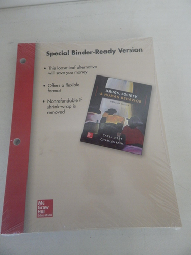 Drugs, Society, and Human Behavior by Hart, Carl Special Binder-Ready Version