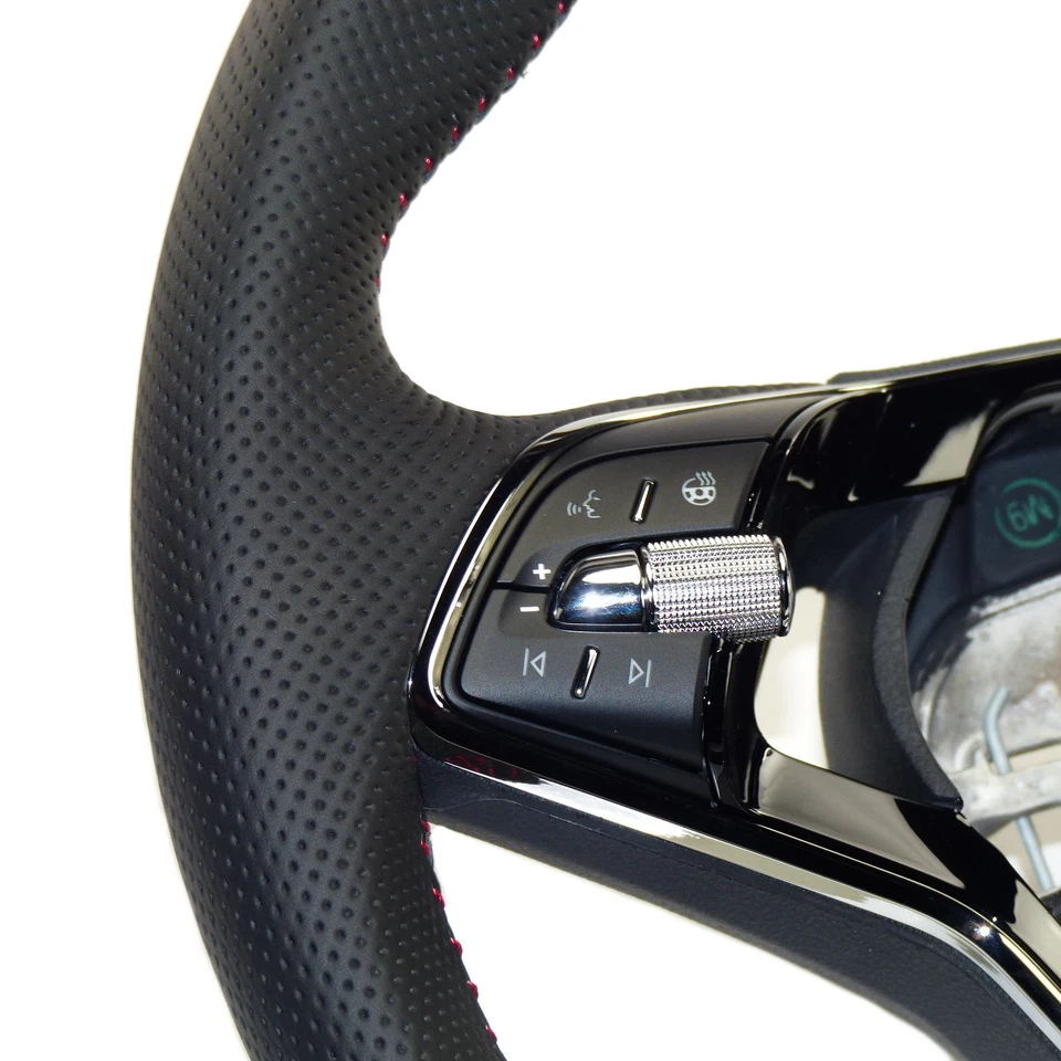 Sportlenkrad heizbar Multifunktionslenkrad Skoda Octavia RS IV NX Superb III 3V - Bild 3 von 4