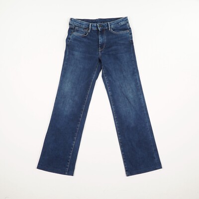 PEPE JEANS Damen Hose Gr. W28 / L32 dunkelblau 5-Pocket Pants Flare mid Waist St