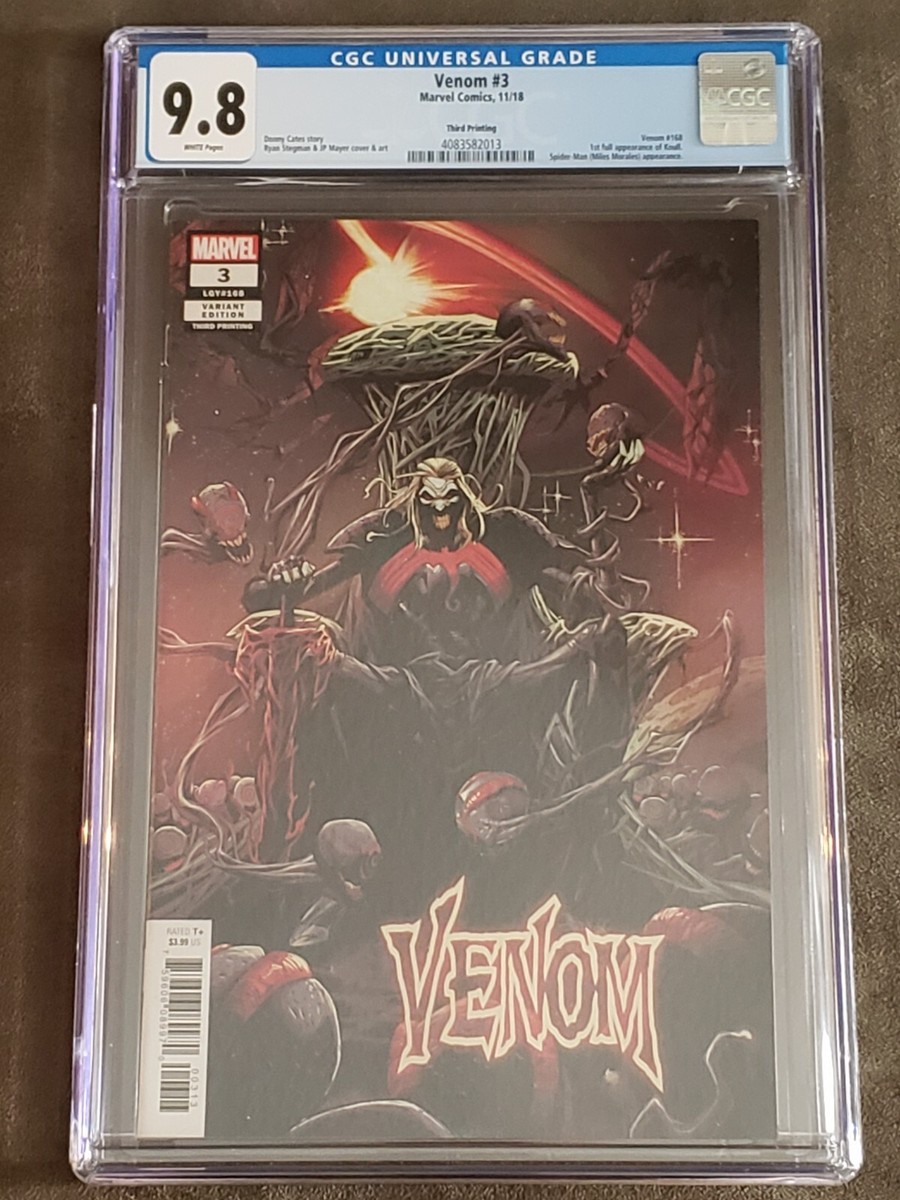 洋書 Venom #3 3rd Printing CGC 9.8 洋書 Venom #3 3rd Printing CGC 9.8 洋書 Venom #3 3rd Printing CGC