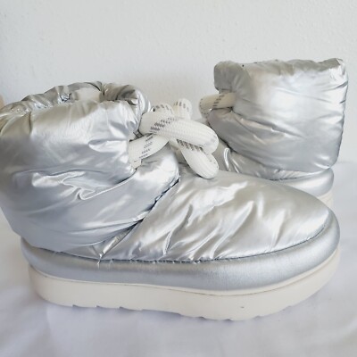 womens boots ugg classic short metallic