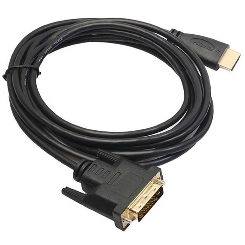 Gold HDMI to DVI-D 24+1 Pin Digital Cable Lead for HDTV BluRay PS3 Xbox 360 TV - Picture 13 of 14