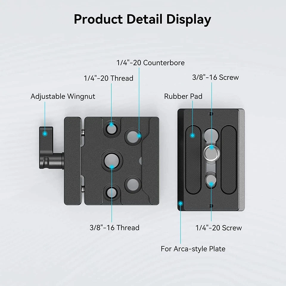 SmallRig Quick Release Clamp and Plate Arca-type Compatible 2280 - Image 3 of 4
