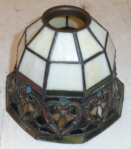 Tiffany style Kichler Stain Glass Shade for Pendant Lamp - Picture 2 of 6